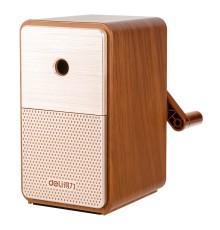 Точилка для карандашей механическая Deli 71160Brown 1 отверстие пластик коричневый