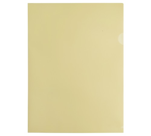 Папка-уголок Бюрократ Pastel -EPAST/YEL A4 пластик 0.18мм желтый