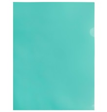 Папка-уголок Бюрократ Pastel -EPAST/GRN A4 пластик 0.18мм мятный