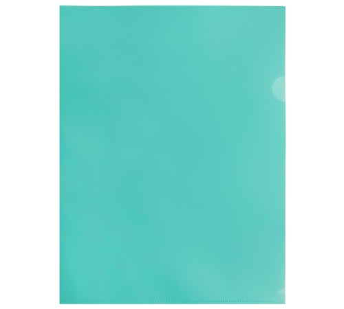 Папка-уголок Бюрократ Pastel -EPAST/GRN A4 пластик 0.18мм мятный