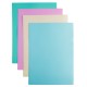 Папка-уголок Бюрократ Pastel -EPAST/PINK A4 пластик 0.18мм розовый