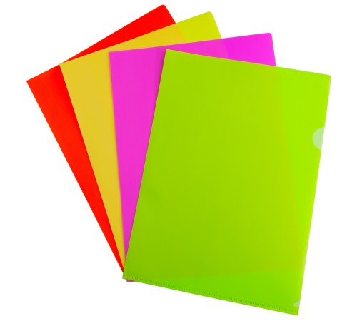 Папка-уголок Бюрократ Double Neon DNECPINK A4 пластик 0.18мм розовый Папка-уголок Бюрократ Double Neon DNECPINK A4 пластик 0.18мм розовый