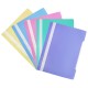 Папка-скоросшиватель Бюрократ Pastel -PSLPAST/PINK A4 прозрач.верх.лист пластик розовый 0.14/0.18