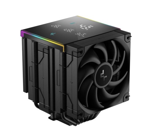 Устройство охлаждения(кулер) Deepcool AK620 Digital Pro ARGB Soc-AM5/AM4/1151/1200/2066/1700 черный 4-pin 25dB Al+Cu LCD 260W 1491gr Ret (R-AK620-BKAPMN-G)