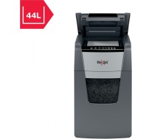 Шредер Rexel Optimum AutoFeed 150X черный с автоподачей (секр.P-4)/фрагменты/150лист./44лтр./скрепки/скобы/пл.карты