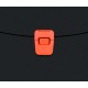Портфель Бюрократ Black Opal BLPP01OR 1 отдел. A4 пластик 0.7мм черный/оранжевый