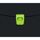 Портфель Бюрократ Black Opal BLPP01LETT 1 отдел. A4 пластик 0.7мм черный/салатовый