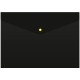 Конверт на кнопке Бюрократ Black Opal BLPK803A4/1 A4 пластик 0.18мм черный (упак.:4шт)