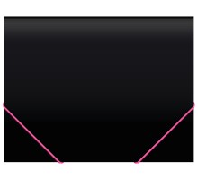 Портфель Бюрократ Black Opal BLPP13 13 отдел. A4 пластик 0.7мм черный/ассорти