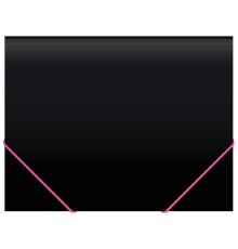 Портфель Бюрократ Black Opal BLPP13 13 отдел. A4 пластик 0.7мм черный/ассорти