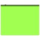 Папка на молнии ZIP Бюрократ Double Neon DNEBPM4ALETTBL A4+ полипропилен 0.15мм салатовый цвет молнии черный