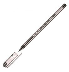 Ручка шариковая Pensan MY-TECH (2240/25BLACK) 0.7мм игловидный пиш. наконечник прозрачный черные чернила