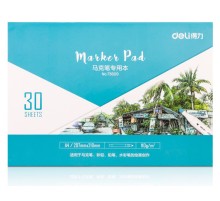 Блокнот для рисования Deli 73609 A4 30л белые страницы