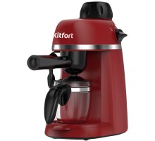 Кофеварка капельная Kitfort КТ-760-1 800Вт красный/черный