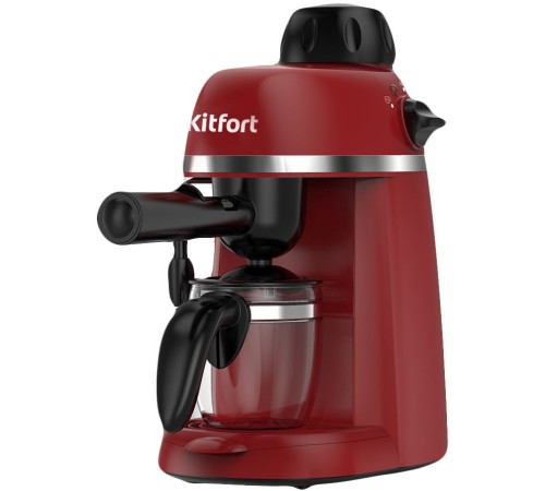 Кофеварка капельная Kitfort КТ-760-1 800Вт красный/черный