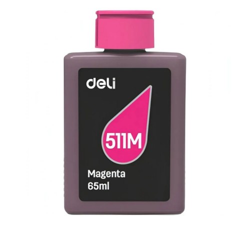 Чернила водорастворимые Deli 511M-EA1 пурпурный 65 мл