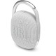 Колонка порт. JBL Clip 4 белый 5W 1.0 BT 15м 500mAh (JBLCLIP4WHT)