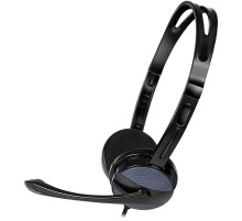 Наушники накладные Sven AP-151MV 1.2м черный проводные оголовье