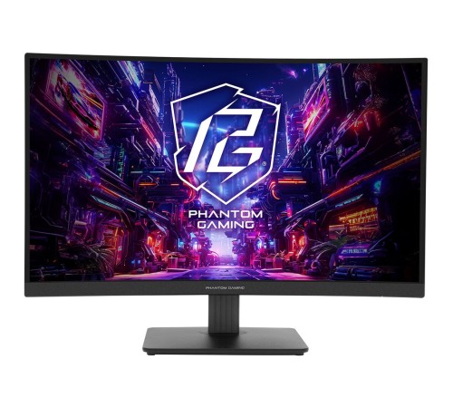 Монитор 27" ASRock Phantom Gaming PG27QRT1B Black (VA, 2560x1440, 2xHDMI+DP, 1 ms, 178°/178°, 300 cd/m, 180Hz, HDR400)