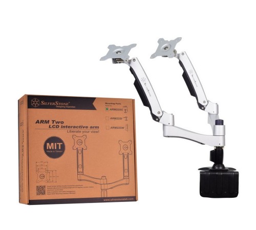 Подставка настольная Silverstone SST-ARM22SC (G56ARM22SC00010)