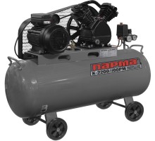 Компрессор поршневой Парма K-2200/100РМ масляный 336л/мин 50л 2200Вт серый/черный