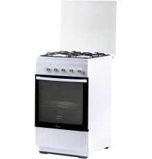 Плита Комбинированная Flama L FK 1412 W белый (стеклянная крышка) реш.сталь