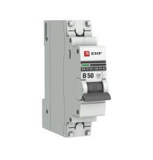 EKF mcb4763-1-50B-pro Автоматический выключатель 1P 50А (В) 4,5kA ВА 47-63 EKF PROxima