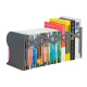 Подставка-ограничитель для книг Deli 78631BLACK 114х114х220мм расшир. металл цв.черный