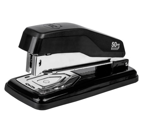 Степлер Deli E0414S/Black 24/6 26/6 (25листов) черный 50скоб коробка