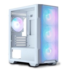 Корпус MSI MAG FORGE M100R WHITE Mini-Tower, MATX, 1xUSB 3.0, 2xUSB 2.0, 4x120mm ARGB Fan, ARGB Control Board, Tempered Glass Window, Brown Box (932220)