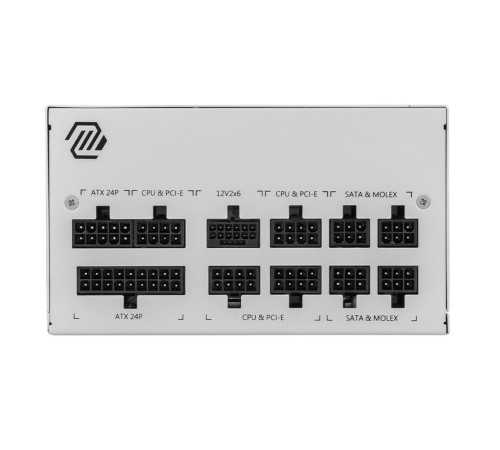 Блок питания MSI MAG A850GL PCIE5 WHITE , 850W, 80+ Gold, полностью модульный, ATX 3.0, PCIE5, RTL