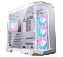 Корпус MSI MAG Pano 100R PZ WHITE , Mid Tower, ATX, 2xUSB 3.2 Gen 1, 1xUSB 3.2 Gen2 Type-C, 3x120mm ARGB Reverse Blade Fan, 1x120mm ARGB Fan, ARGB+PWM Control Board,Tempered Glass Window, Brown Box