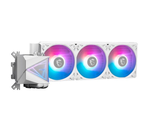 Жидкостная система охлаждения MSI MAG CORELIQUID I360 WHITE 3x ARGB Gen2 Fan, ARGB Gen2 Block, Color Box Жидкостная система охлаждения MSI MAG CORELIQUID I360 WHITE 3x ARGB Gen2 Fan, ARGB Gen2 Block, Color Box