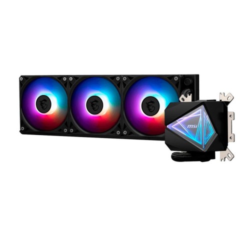 Жидкостная система охлаждения MSI MAG CORELIQUID I360 3x ARGB Gen2 Fan, ARGB Gen2 Block, Color Box Жидкостная система охлаждения MSI MAG CORELIQUID I360 3x ARGB Gen2 Fan, ARGB Gen2 Block, Color Box