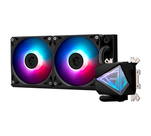 Жидкостная система охлаждения MSI MAG CORELIQUID I240 2x ARGB Gen2 Fan, ARGB Gen2 Block, Color Box Жидкостная система охлаждения MSI MAG CORELIQUID I240 2x ARGB Gen2 Fan, ARGB Gen2 Block, Color Box