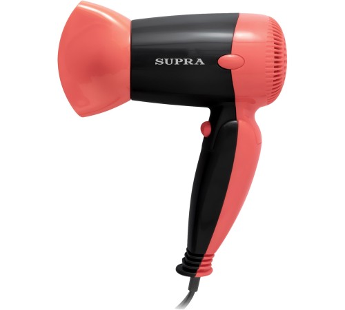Фен Supra PHS-1404S 1400Вт черный/красный