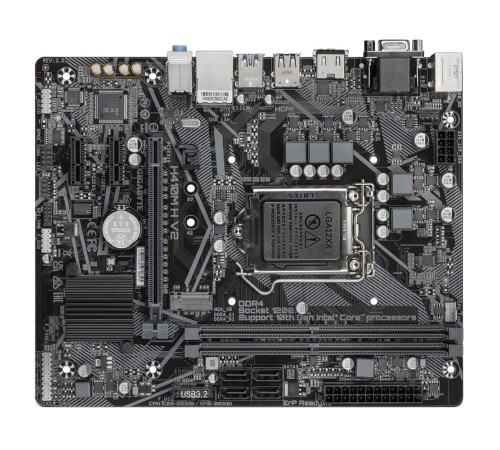 Gigabyte H410M H V2 2.1 {LGA1200, Intel Q470E, DDR4, 2, Micro-ATX} RTL Gigabyte H410M H V2 2.1 {LGA1200, Intel Q470E, DDR4, 2, Micro-ATX} RTL