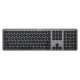 Клавиатура + мышь Оклик 300M клав:серый мышь:серый USB беспроводная slim Multimedia