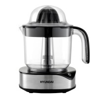 Соковыжималка цитрусовая Hyundai HY-JC4123 35Вт рез.сок.:1200мл. черный/нержавеющая сталь