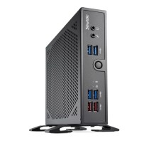 Платформа системного блока с ЦПУ Shuttle DS50U5 Intel i5-1335U, Fanless Support 3 displays, 2xDDR5 SODIMM,(1)HDMI 2.0b+(1)DisplayPort 1.4+VGA,WLAN optional, 90W power adapter,VESA.