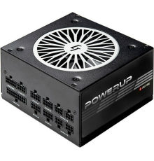 Блок питания Chieftec CHIEFTRONIC PowerUp GPX-750FC (ATX 2.3, 750W, 80 PLUS GOLD, Active PFC, 120mm fan, Full Cable Management, LLC design) Retail (GPX-750FC)