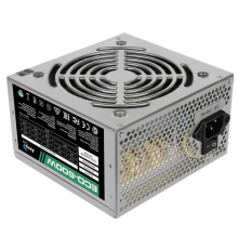 Блок питания Aerocool 600W Retail ECO-600W ATX v2.3 Haswell, fan 12cm, 400-mm cable, power cord, 20+4P, 12V 4+4P, 1x PCI-E 6+2P, 4x SATA, 3x PATA, 1x FDD (ECO-600W)