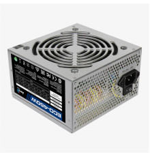 Блок питания Aerocool 650W Retail ECO-650W ATX v2.3 Haswell, fan 12cm, 400-mm cable, power cord, 20+4P, 12V 4+4P, 1x PCI-E 6+2P, 5x SATA, 3x PATA, 1x FDD (ECO-650W)