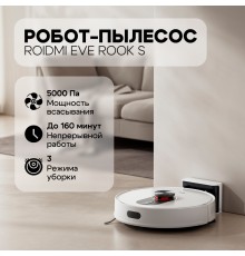 Робот-пылесос Roidmi Robot Vacuum and Mop Cleaner EVE ROOK S (SDJ03RM)