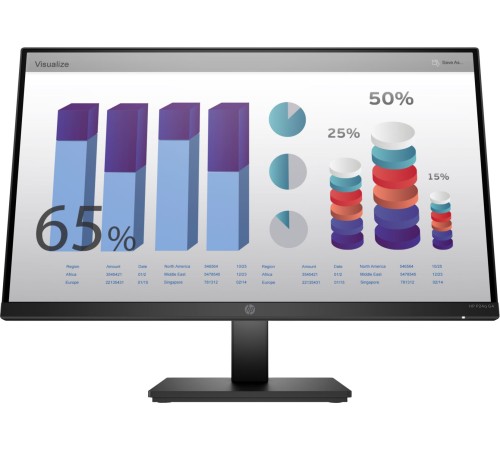 Монитор HP 23.8" P24q G4 черный IPS LED 5ms 16:9 HDMI HAS Piv 250cd 178гр/178гр 2560x1440 60Hz VGA 2K 5.59кг