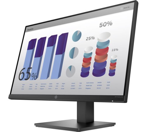 Монитор HP 23.8" P24q G4 черный IPS LED 5ms 16:9 HDMI HAS Piv 250cd 178гр/178гр 2560x1440 60Hz VGA 2K 5.59кг
