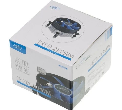 Вентилятор для процессора Deepcool THETA 21 PWM (Soc-1150/1155/1156/4-pin, 98Wt, Al) (DP-ICAP-T21P) Вентилятор для процессора Deepcool THETA 21 PWM (Soc-1150/1155/1156/4-pin, 98Wt, Al) (DP-ICAP-T21P)