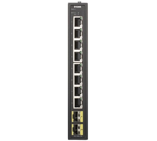 Коммутатор D-Link DIS-100G-10S DIS-100G-10S/A1A 8G 2SFP неуправляемый