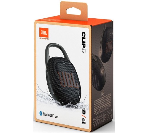 JBL Портативная колонка CLIP 5, черный JBL Портативная колонка CLIP 5, черный