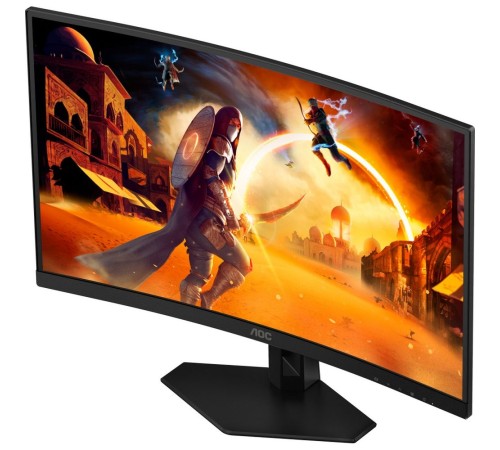 МОНИТОР 27" AOC C27G4ZXE Black (VA, изогнутый, 1920x1080, 280Hz, 0.3 ms, 178°/178°, 300 cd/m, 80M:1, +2xHDMI 2.0, +DP)